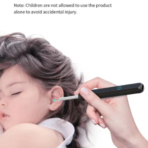 Otoscópio Digital Natfire NE3 para Limpeza e Inspeção de Ouvidoe