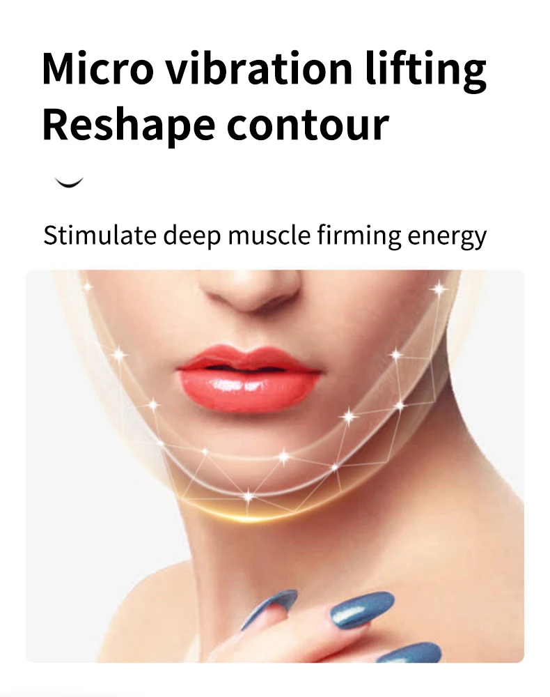Massageador Facial com Fototerapia e Vibração para Lifting e Firmeza - Imagem 10