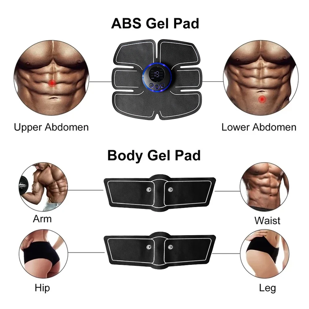 Estimulador Abdominal EMS para Tonificação Muscular e Relaxamento - Imagem 17