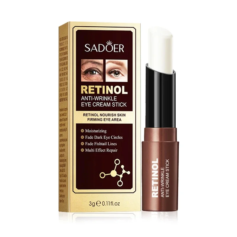 Bastão de Creme para Olhos SADOER com Retinol para Hidratação - Imagem 2