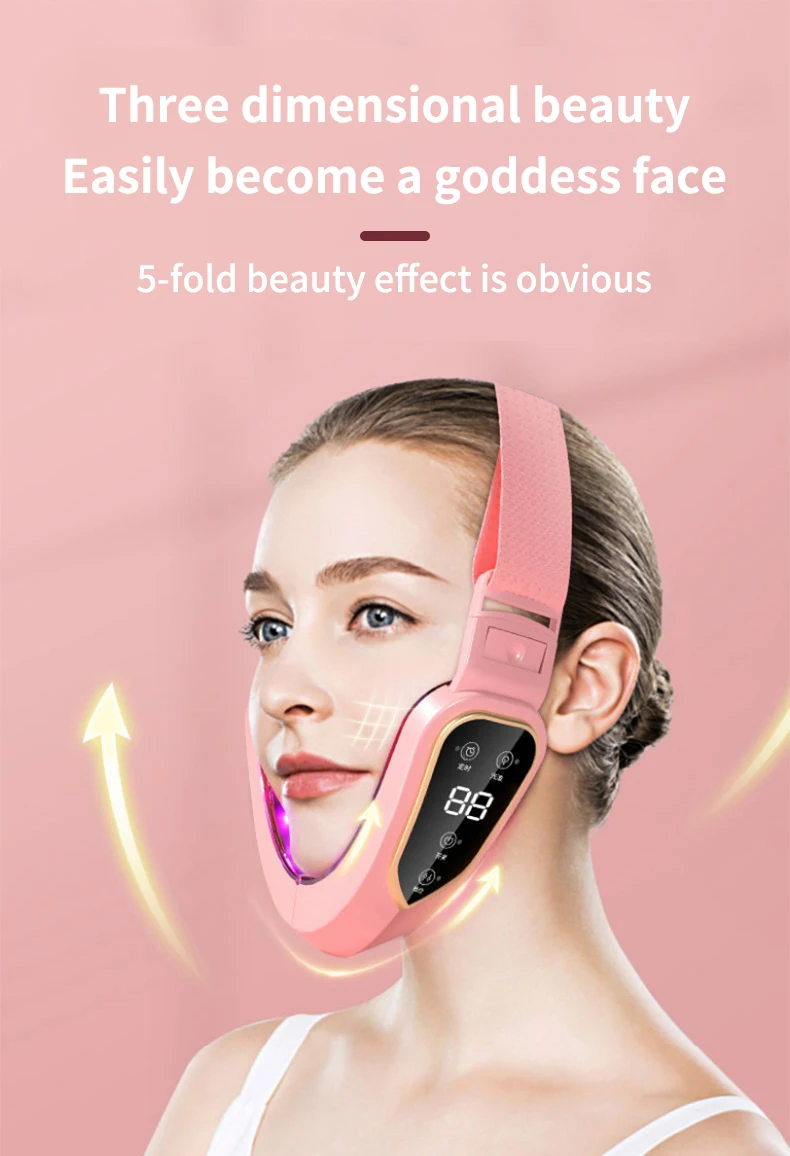 Massageador Facial com Fototerapia e Vibração para Lifting e Firmeza - Imagem 9