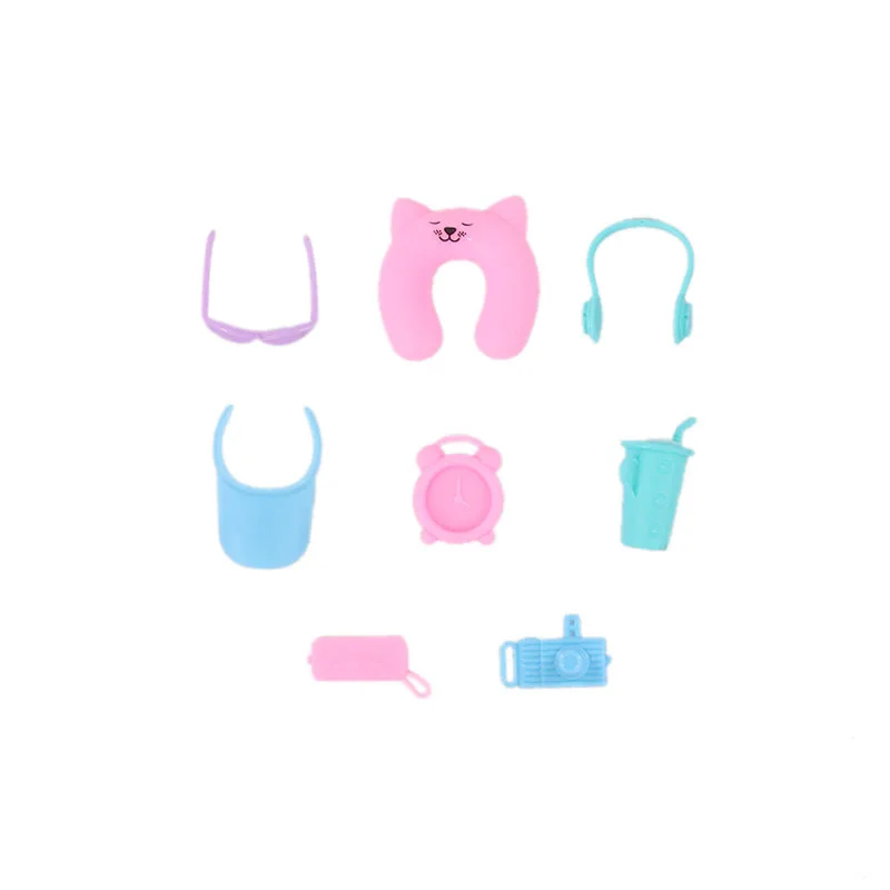 Kit de Acessórios para Bonecas com Roupas e Maleta de Viagem - Imagem 21