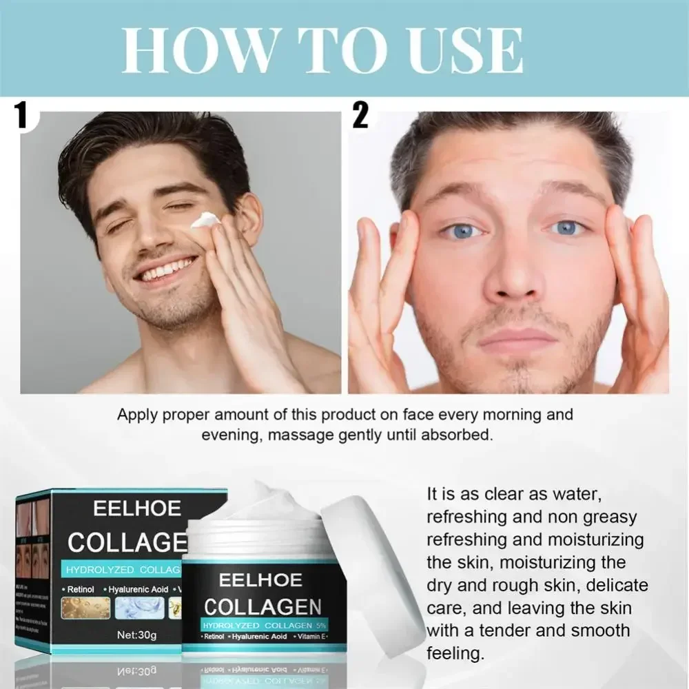 Creme Antirrugas Masculino de Colágeno e Ácido Hialurônico - Imagem 15