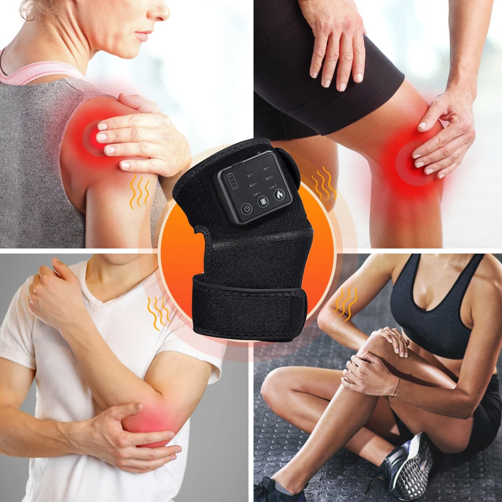 Joelheira Massageadora com Aquecimento para Alívio e Relaxamento - Imagem 5