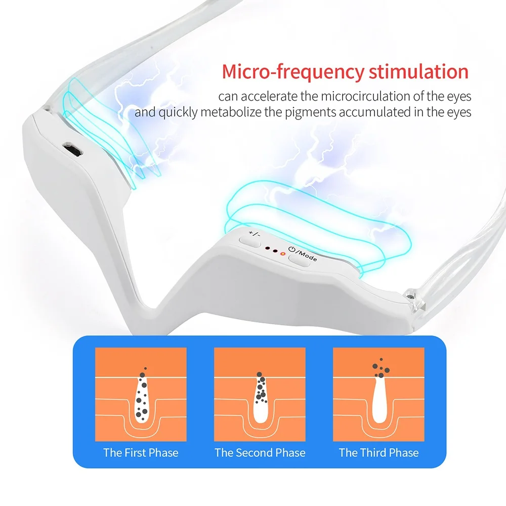 Massageador de Olhos 3D com Luz Vermelha para Relaxamento e Cuidado - Imagem 10