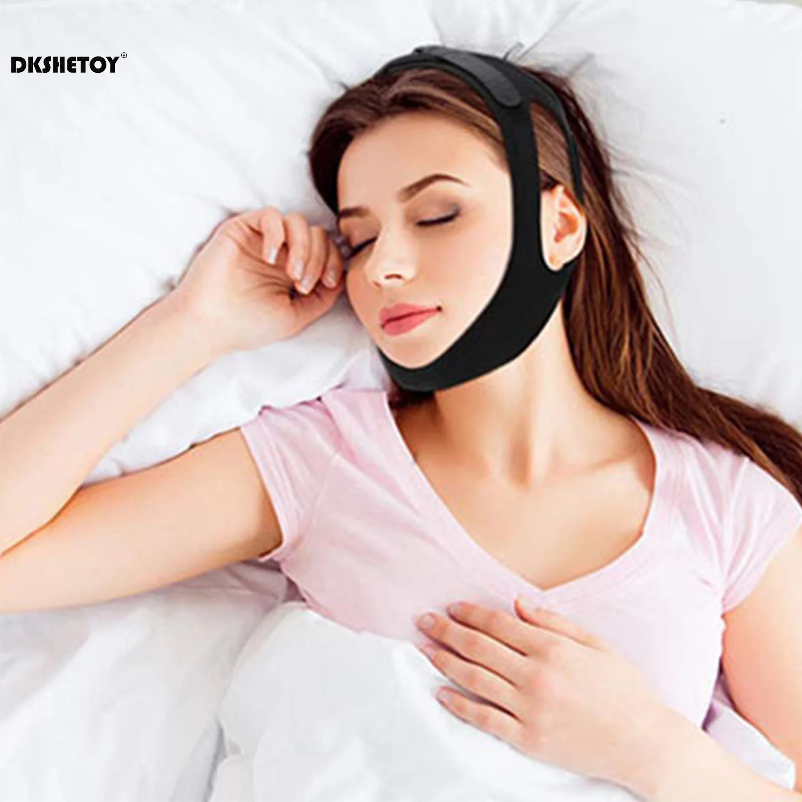 Cinta Antirronco para Suporte do Queixo e Sono Tranquilo - Imagem 15
