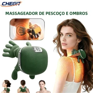Massageador Cervical e de Ombros para Relaxamento Muscular