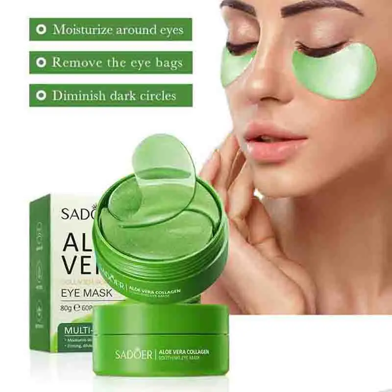 Máscara de Olhos de Aloe Vera e Colágeno SADOER - Imagem 14