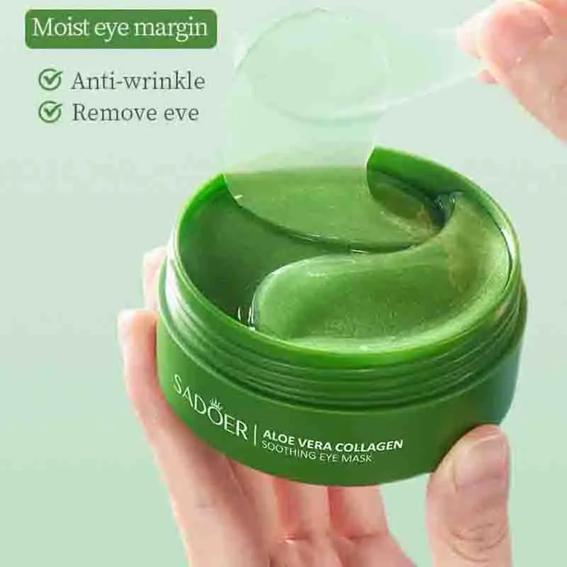 Máscara de Olhos de Aloe Vera e Colágeno SADOER - Imagem 13