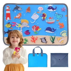 Brinquedo Educativo de Feltro para Contação de Histórias e Aprendizado