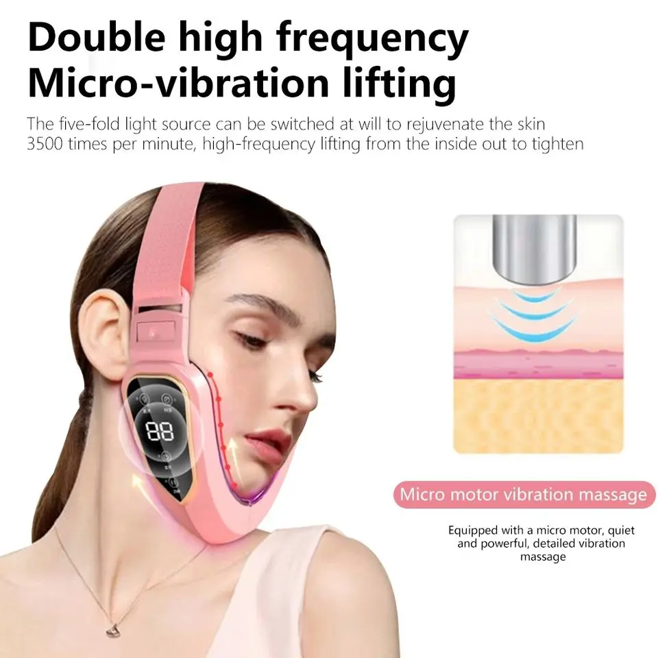 Massageador Facial com Fototerapia e Vibração para Lifting e Firmeza - Imagem 20