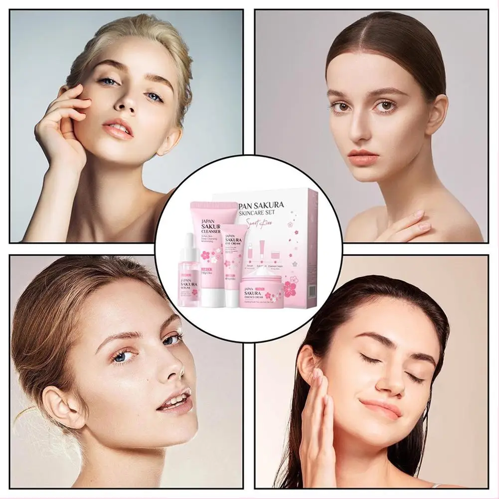 Kit de Skincare LAIKOU Sakura para Hidratação e Cuidados Faciais - Imagem 16