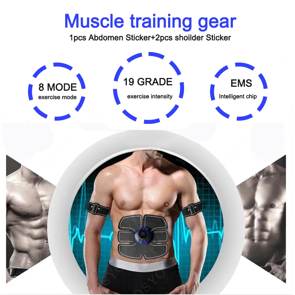Estimulador Abdominal EMS para Tonificação Muscular e Relaxamento - Imagem 10