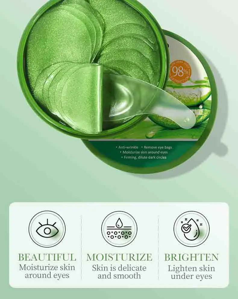 Máscara de Olhos de Aloe Vera e Colágeno SADOER - Imagem 3