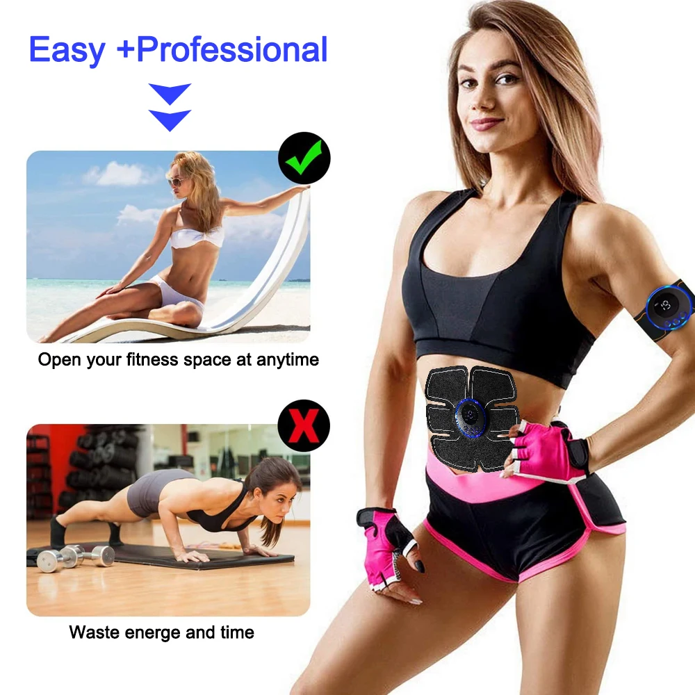 Estimulador Abdominal EMS para Tonificação Muscular e Relaxamento - Imagem 9