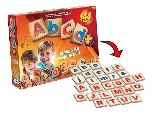 Jogo Educativo ABCD+ para Alfabetização Infantil Xalingo