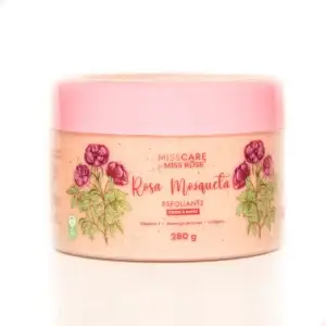 Creme Esfoliante Corporal e Facial Rosa Mosqueta Miss Care 280g