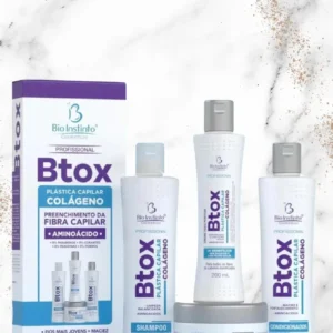 Kit Tratamento Profissional Btox Preenchimento da Fibra Capilar - 4 Itens Bio In