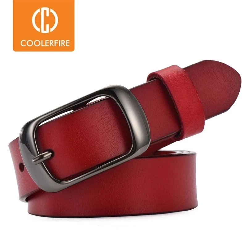 Cinto Feminino Casual de Couro Genuíno para Uso Diário - Imagem 2