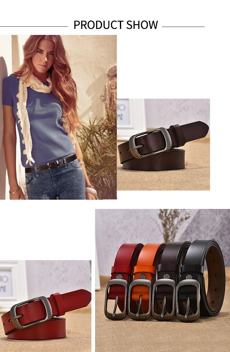Cinto Feminino Casual de Couro Genuíno para Uso Diário - Imagem 10