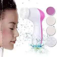 Massageador Facial 5 em 1 para Limpeza e Esfoliação da Pele