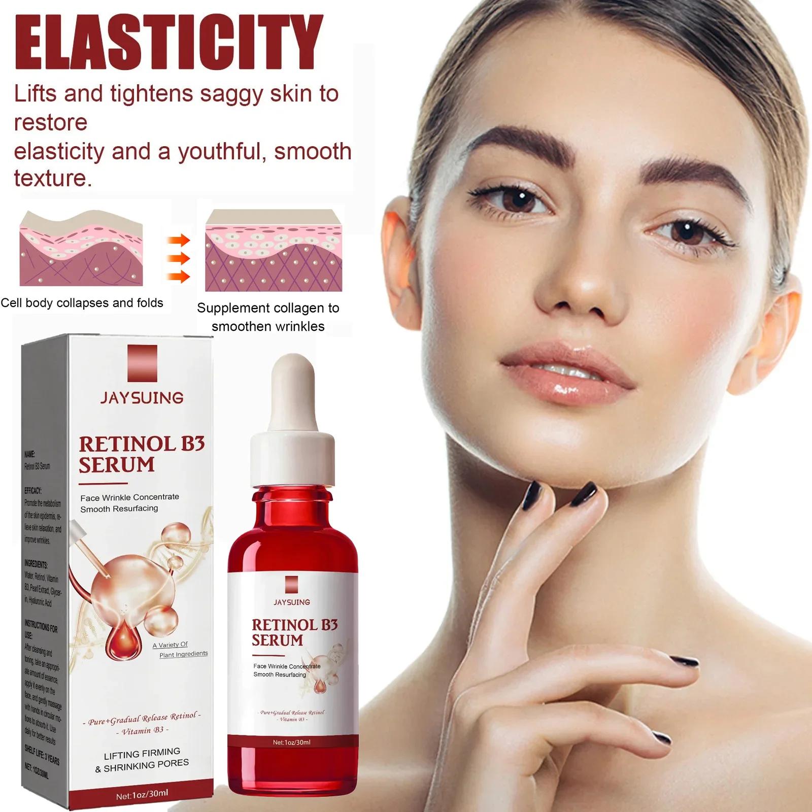 Sérum Facial de Retinol B3 para Hidratação e Cuidados com a Pele - Imagem 10