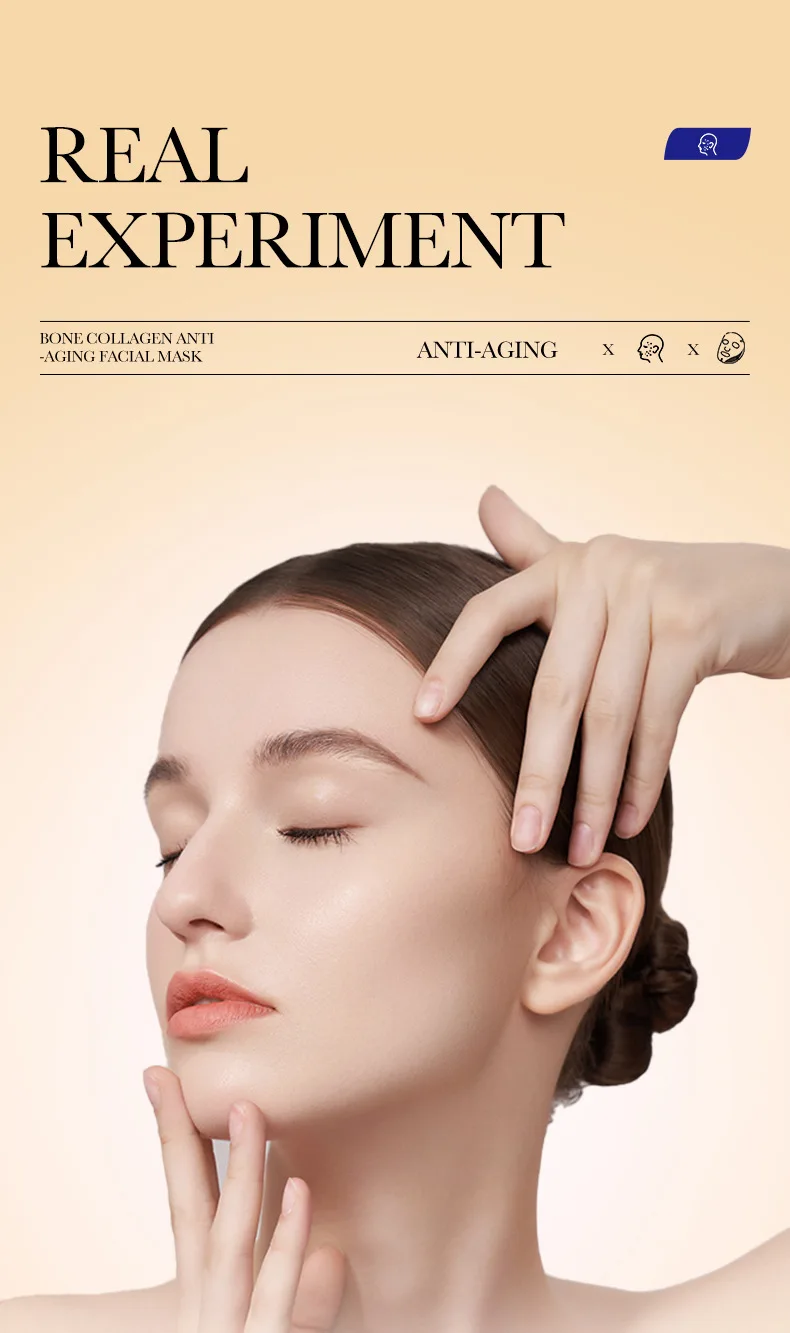Kit com 10 Máscaras Faciais de Colágeno para Hidratação da Pele - Imagem 14