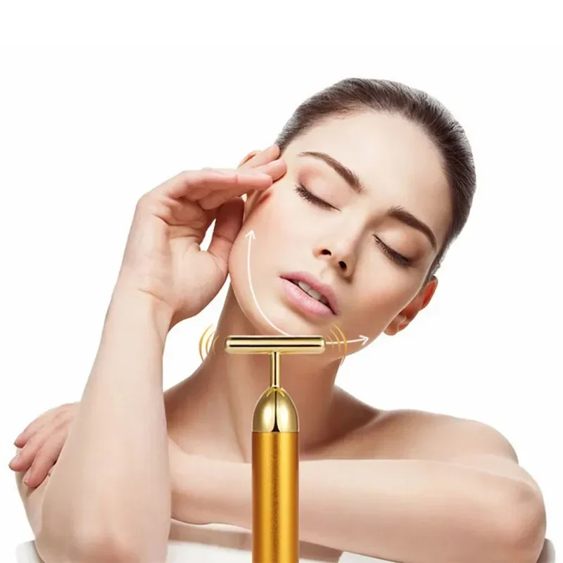 Massageador Facial em Forma de T para Cuidados com a Pele e Relaxamento - Imagem 13