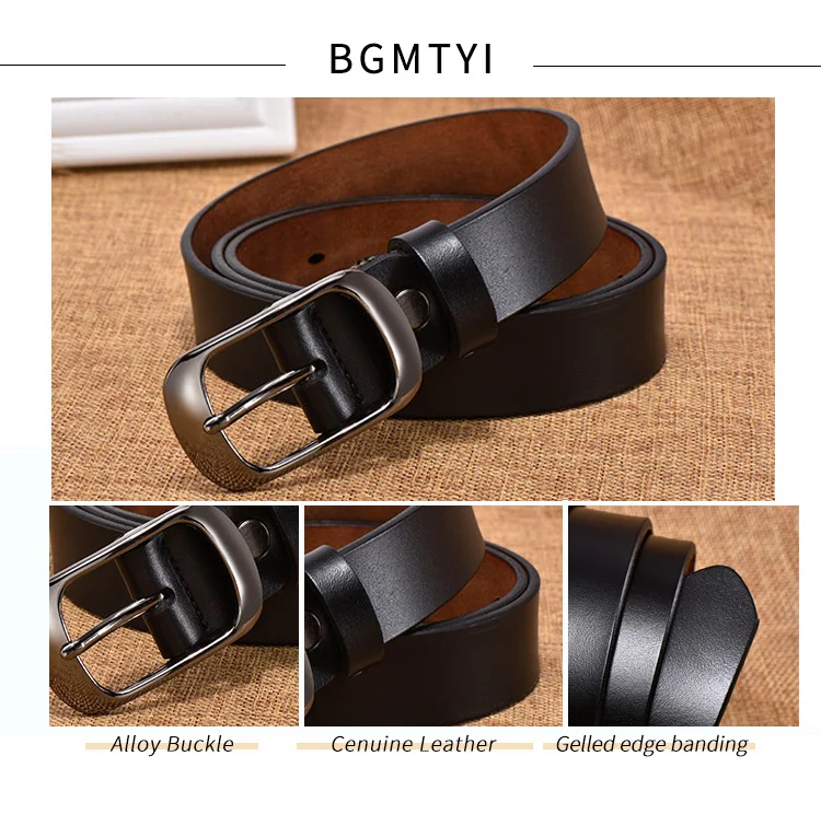 Cinto Feminino Casual de Couro Genuíno para Uso Diário - Imagem 14