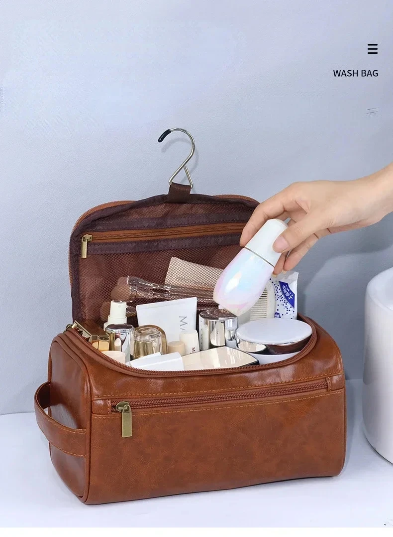 Bolsa de Higiene Pessoal para Viagem com Compartimentos Organizados - Imagem 19