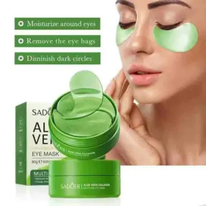 Máscara para Olhos SADOER com Aloe Vera e Colágeno para Hidratação