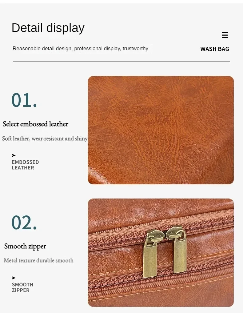 Bolsa de Higiene Pessoal para Viagem com Compartimentos Organizados - Imagem 15