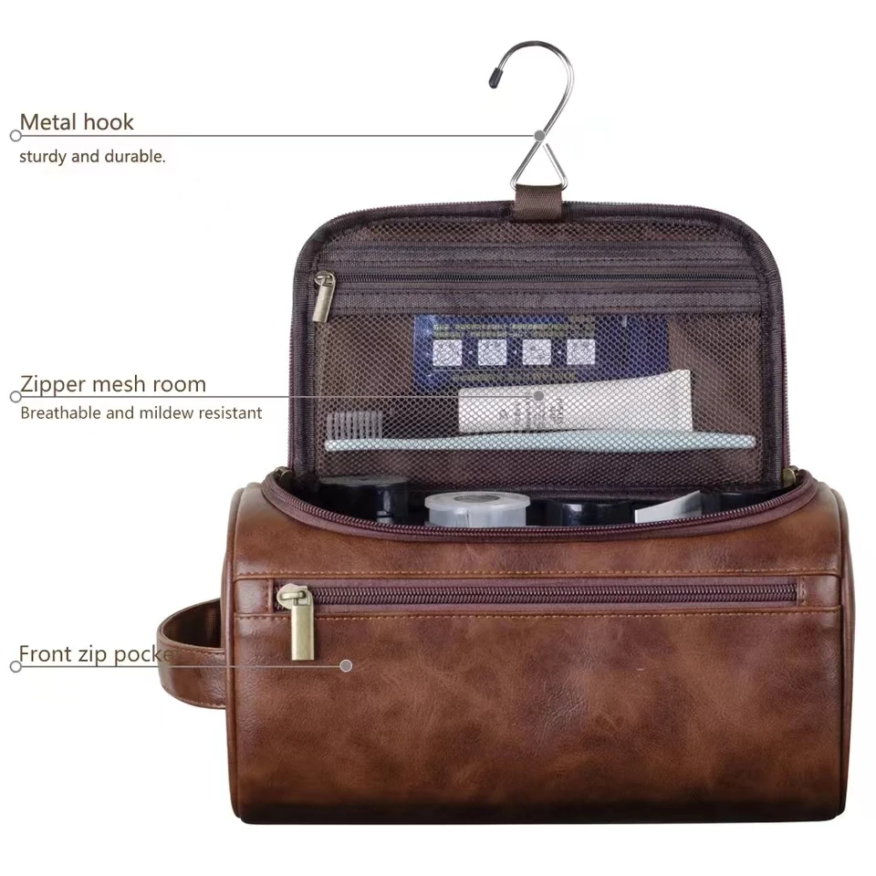 Bolsa de Higiene Pessoal para Viagem com Compartimentos Organizados - Imagem 5