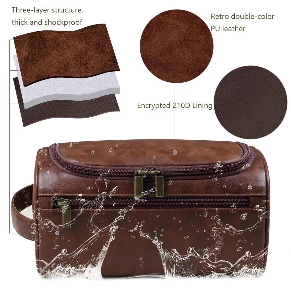 Bolsa de Higiene Pessoal para Viagem com Compartimentos Organizados - Imagem 4