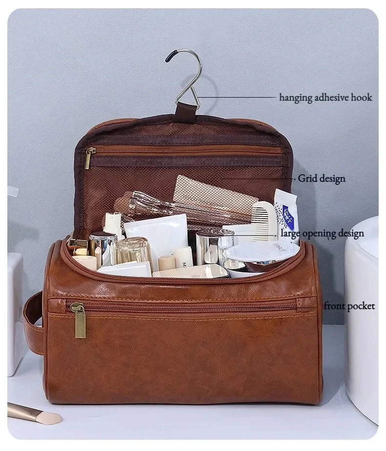 Bolsa de Higiene Pessoal para Viagem com Compartimentos Organizados - Imagem 13