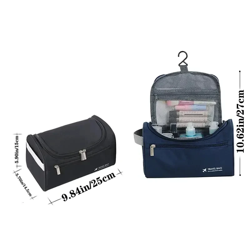 Bolsa de Higiene Pessoal para Viagem com Compartimentos Organizados - Imagem 12