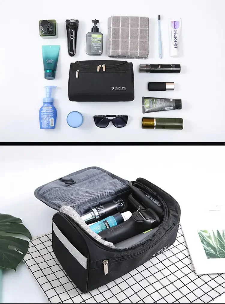 Bolsa de Higiene Pessoal para Viagem com Compartimentos Organizados - Imagem 11