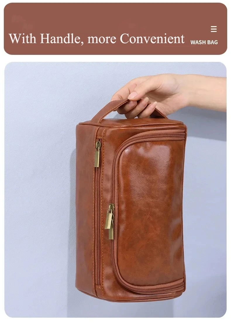 Bolsa de Higiene Pessoal para Viagem com Compartimentos Organizados - Imagem 9
