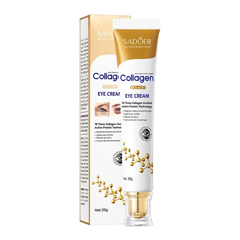 Creme para Olhos com Colágeno SADOER para Hidratação e Olheiras - Imagem 10