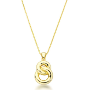 Colar com Pingente Infinito Folheado a Ouro 18k