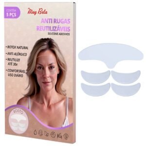 Adesivos de Silicone para Rosto para Suavizar Rugas e Linhas de Expressão