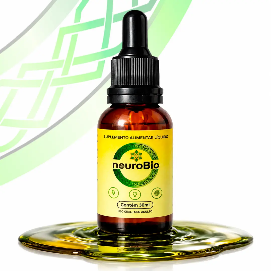 Suplemento Líquido NeuroBio para Memória, Foco e Concentração 30ml