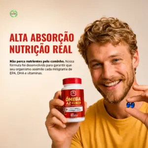 Suplemento de Ômega 3 com 20 Vitaminas e Minerais para Vitalidade